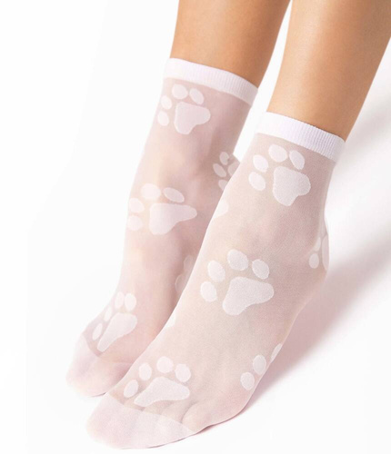 Капронові шкарпетки 20 den G 1192 Pawpaw Fiore, - білий