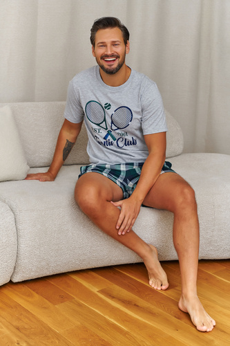 Чоловіча піжама Doctor Nap 7401 Tennis 95% бавовна