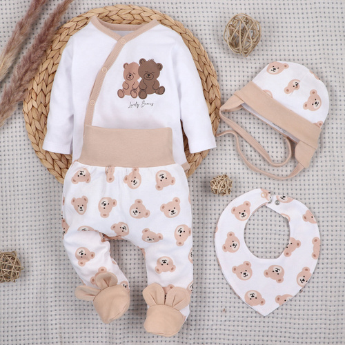 Дитячий комплект Nini Sweet Bears – з органічної бавовни