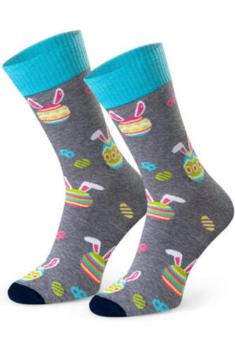 Шкарпетки чоловчі Art.136 Великодні Steven, - 138 сірий