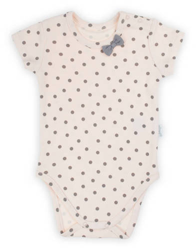 Дитяче боді з коротким рукавом 192095 Sara Nicol, - світло-лососевий