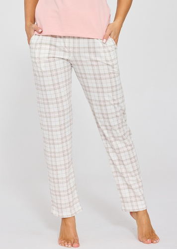 Жіночі піжамні штани 690/50 Cornette 100% бавовна екрю