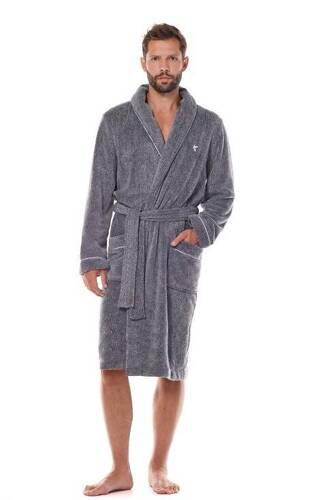 Халат чоловічий 2451 Pegasus L&L - графітний