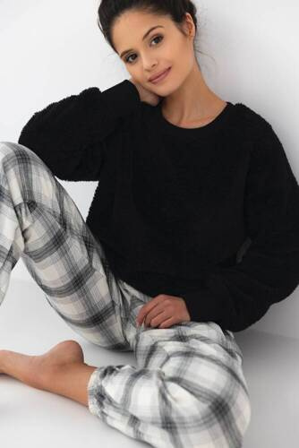 Піжама жіноча Meredith Sensis, - чорний