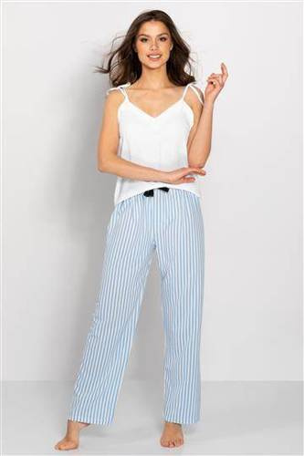 Піжама жіноча  Erica Momenti Per Me, - білий, блакитний