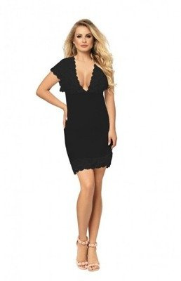 Нічна сорочка жіноча Lesley DKaren, - чорний