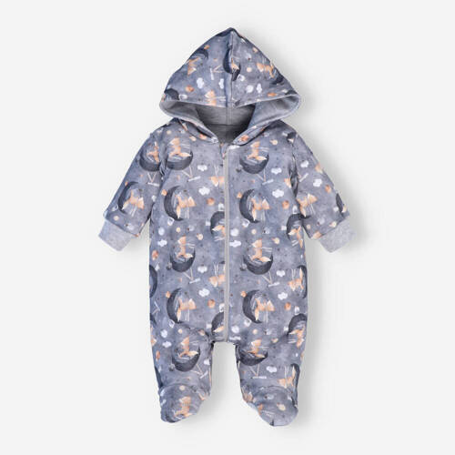 Дитячий чоловічок з капюшоном ABN-4645/LIS Space Tour Nini сірий