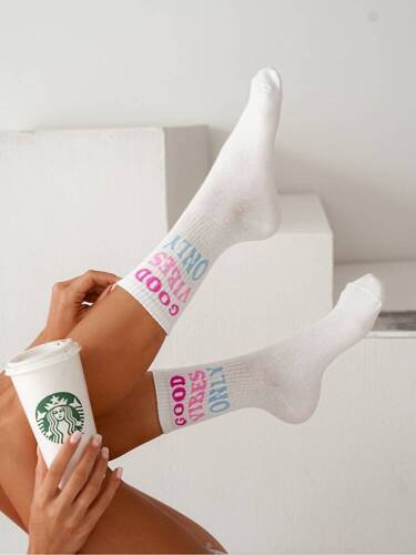 Шкарпетки жіночі 0200 Good Vibes Milena, -білий