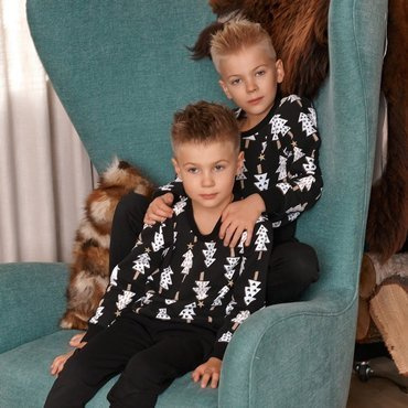 4167 Piżama dziecięca Doctor Nap - black