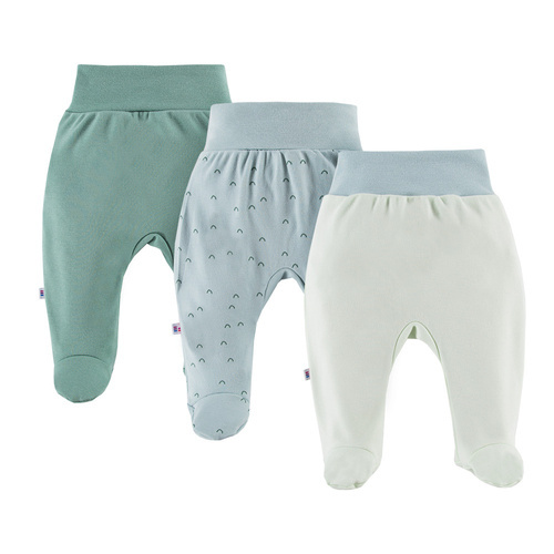 Дитячі повзунки 3 шт. Good Day Eevi, - зелений