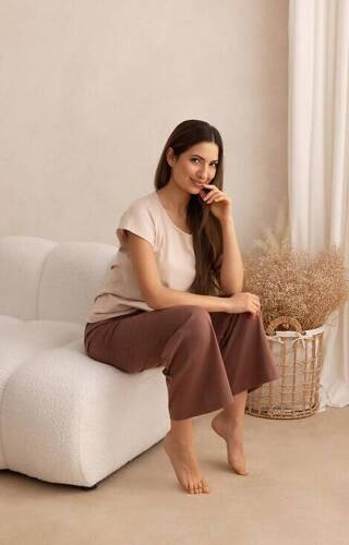 Піжама жіноча 699 Regina, - бежевий