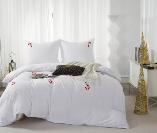 Різдвяна постіль з мікрофібри Cuty Candycanes Spod Igły i Nitki