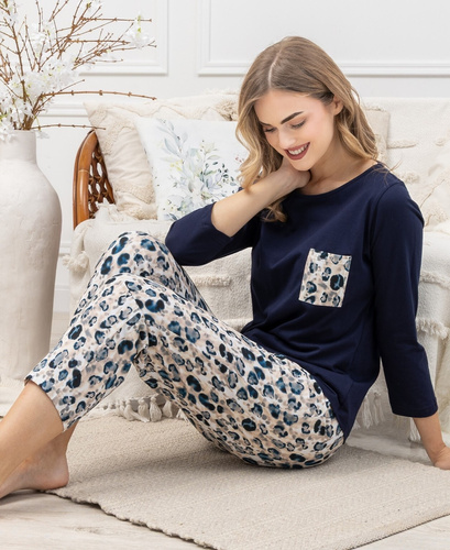 Піжама жіноча  1664 Wiktoria Leveza, -блакитний