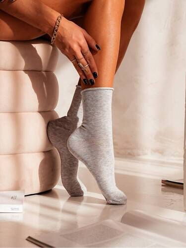 Жіночі високі шкарпетки Fit Milena, - сірий