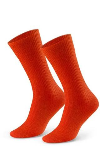 Жіночі шкарпетки з вовни альпаки Art.044 Alpaca Steven, - 004 помаранчевий