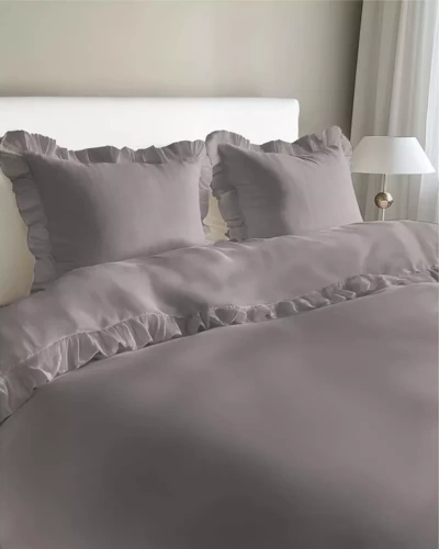 Постільний комплект з бавовни Pure 23 Detexpol, -темно-сірий