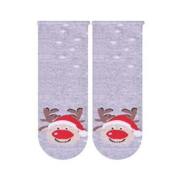 Шкарпетки дитячі Art.138 Cotton Candy Steven, -сірий меланж 130