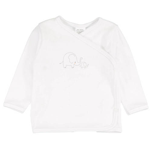 Кофтинка на запах для новонароджених Słoniki Martex, - білий