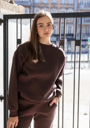 Світшот жіночий Rehema  Dkaren - шоколадний