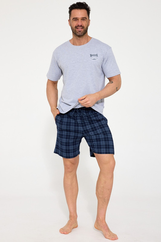 Чоловіча піжама Cornette 328/214 Montana 3 сіра 100% бавовна