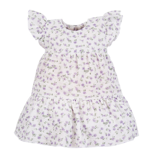 Сукня Meadow муслін Eevi – короткий рукав, дрібні квіточки, легка