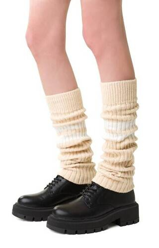 Шерстяні гетри Art.068 Paski Steven - світлий беж