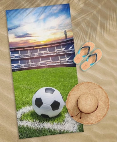 Дитячий пляжний рушник М'яч / Piłka Detexpol