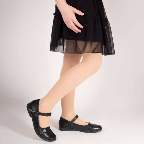 Дитячі гладкі колготки 40 den 141753 Nicol -бежевий