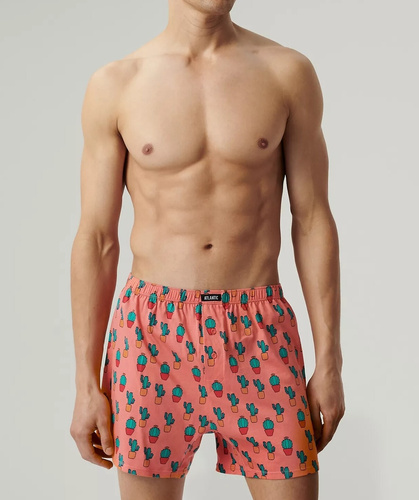 Набір трусів-боксерок чоловічих 2шт. 2MBH-005 Atlantiс, - темно-синій/кораловий