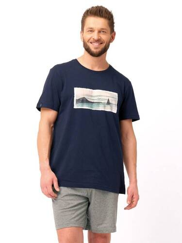 Піжама чоловіча MNS 606 Key - графітний