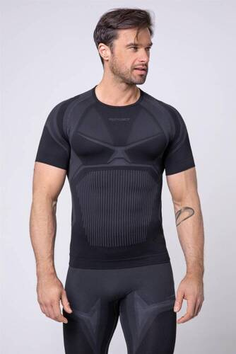 Футболка термоактивна чоловіча Confidence Spaio, - black-grey