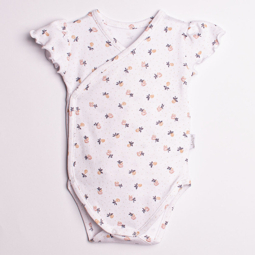 Білизна для дівчинки, бавовняне body з квітковим принтом – Nicol, 220094