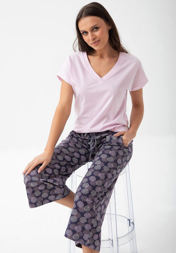 Піжама жіноча 314 Luna - рожевий/фіолетовий