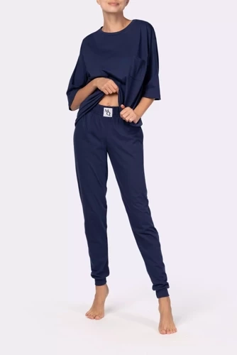 Піжама жіноча Homie shortsleeve Mona, navy