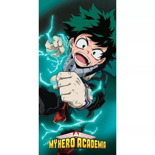 Рушник пляжний Halantex My Hero Academia 70x140 бавовняний бірюзовий