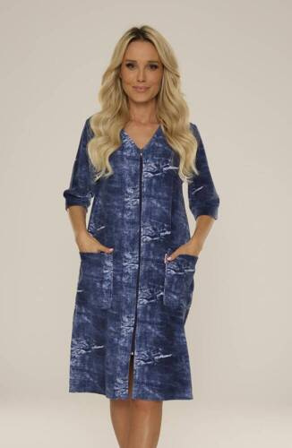 Велюровий халат жіночий Welur 431 Forex, - коричневий