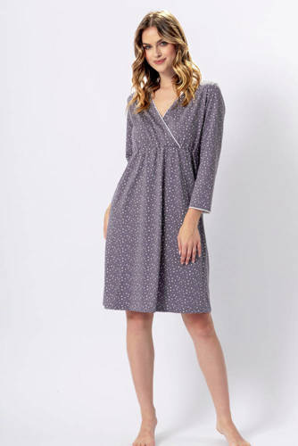 Нічна сорочка жіноча Megi 1387 Leveza, - сірий