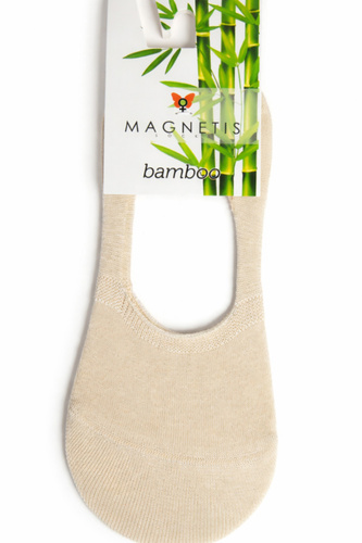 Стопки балерини Bamboo Magnetis 251145 бамбук силікон комфорт beige