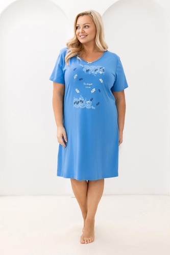 Нічна сорочка 178 Regina з бавовни до колін – природний комфорт сну