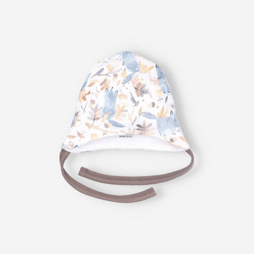 Шапочка для немовлят з органічної бавовни Skarby Jesieni Nini druk