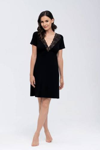 Нічна сорочка Simone Babella -чорний