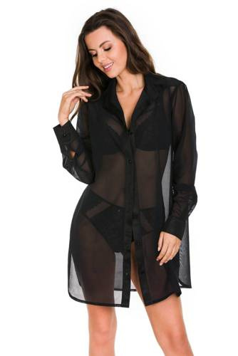 Нічна сорочка жіноча Naked Mediolano, - чорний