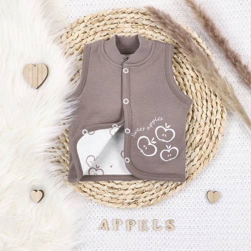 Дитяча безрукавка з органічної бавовни ABN-5306/CZE Happy Apples Nini