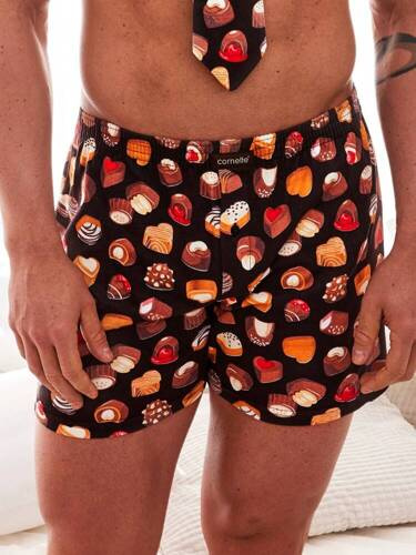 Вільні труси-боксерки чоловічі Classic 001/157 011/157 Cornette, - шоколадний