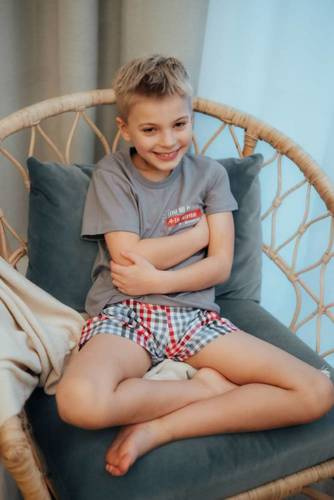 4432 Піжама дитяча   Unisex Doctor Nap -  сірий