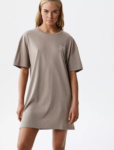 NLD-001 жіноча нічна сорочка 100% бавовна, вільний крій