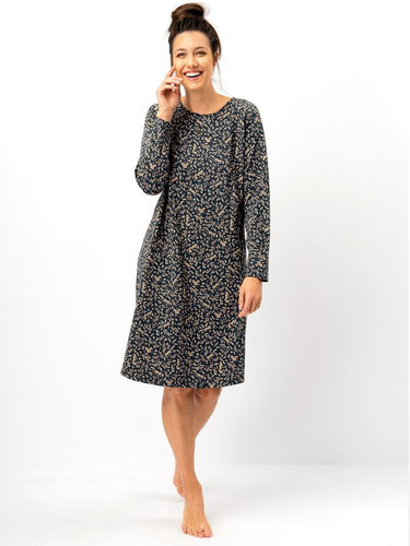 Нічна сорочка жіноча LND 707  Key, - темно-синій