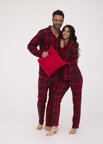 Піжама чоловіча на ґудзиках 905/277 Cornette, - червоний