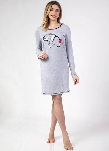 Нічна сорочка жіноча 142 Regina, - сірий