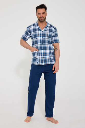 Чоловіча піжама Cornette 318/60 розстібна 100% бавовна комфорт